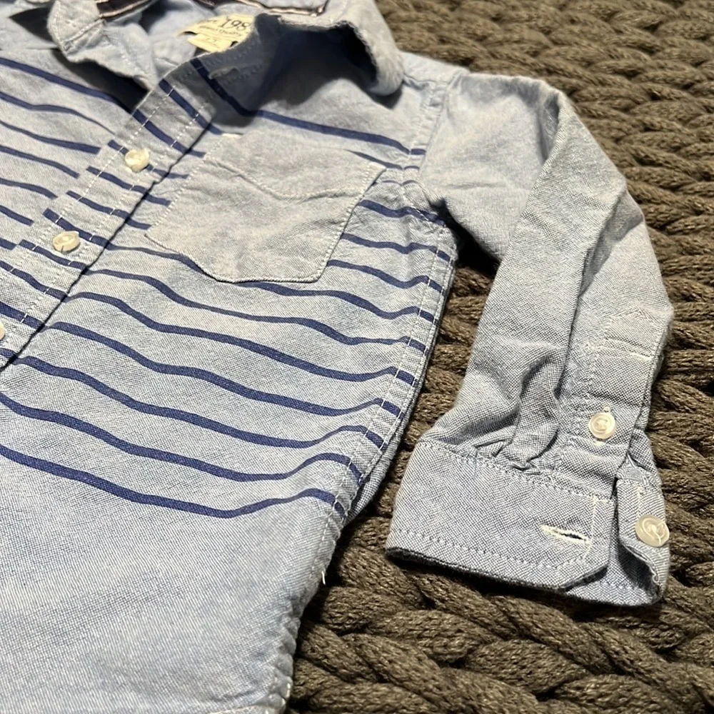 The Children’s Place Toddler Boys Button Down Long Sleeve 2T